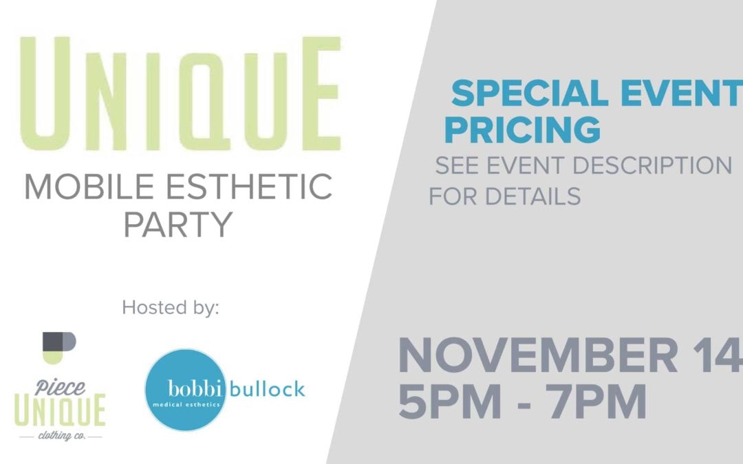 Join us November 14th at Piece Unique!