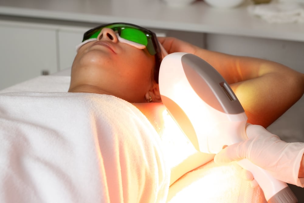 Latina,Woman,With,Skin,Treatment,,Hispanic,Doing,Laser,Hair,Removal Best Laser Hair Removal Results for Darker Skin Tones in Meridian, ID